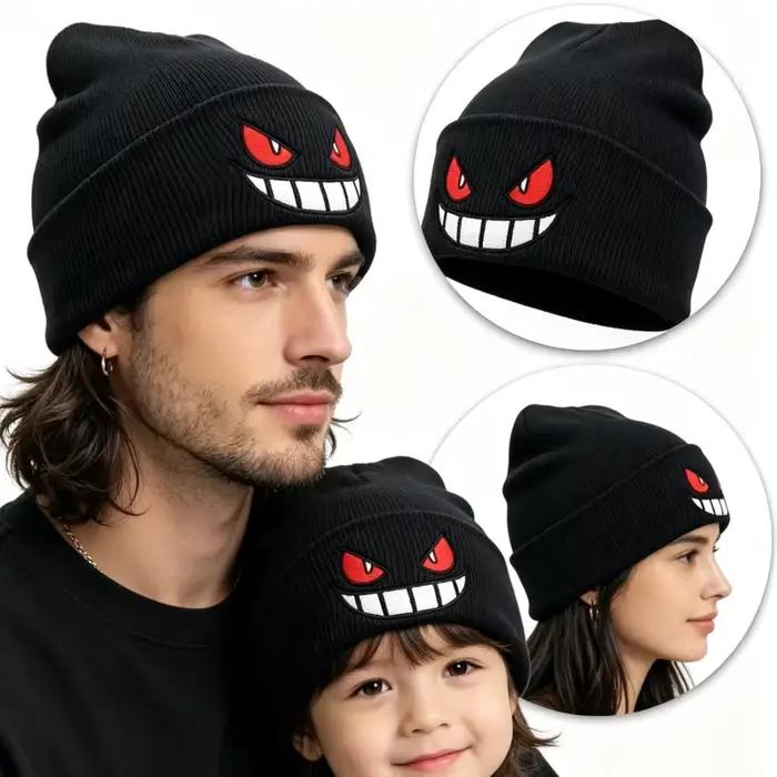 Potdemiel Pokemon – chapeau tricoté brodé