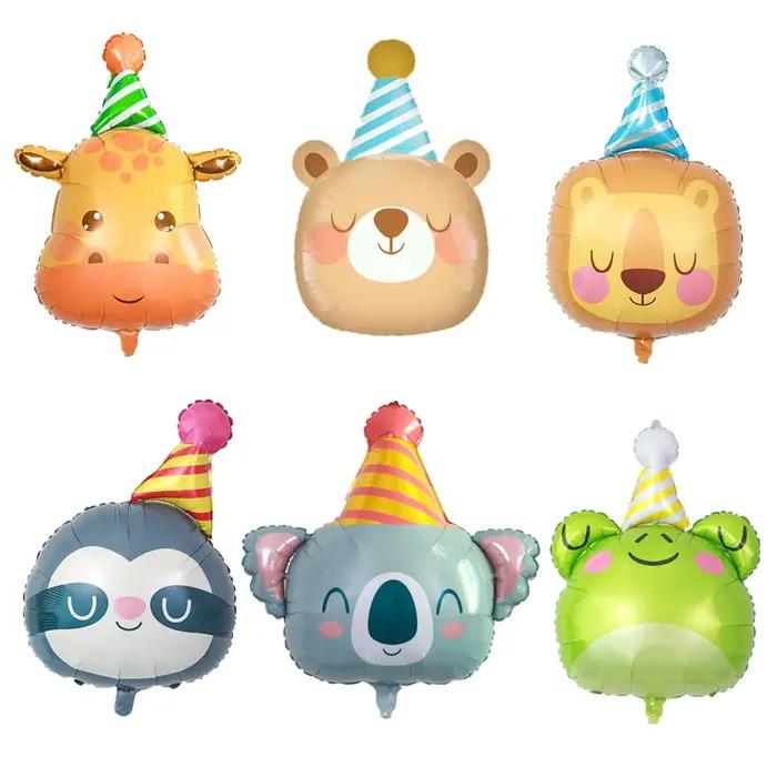 1 chapeau d'anniversaire mignon en forme de petit animal