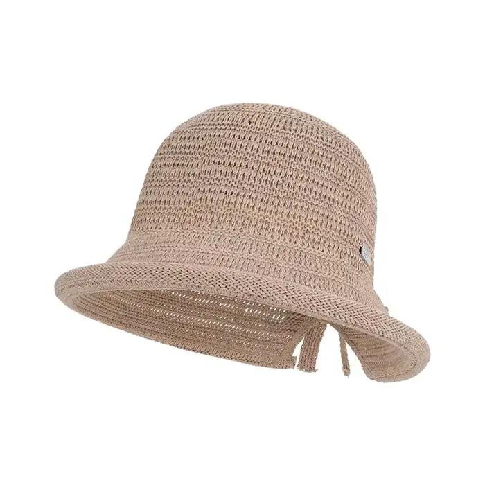 Chapeau de soleil en tricot pour femme