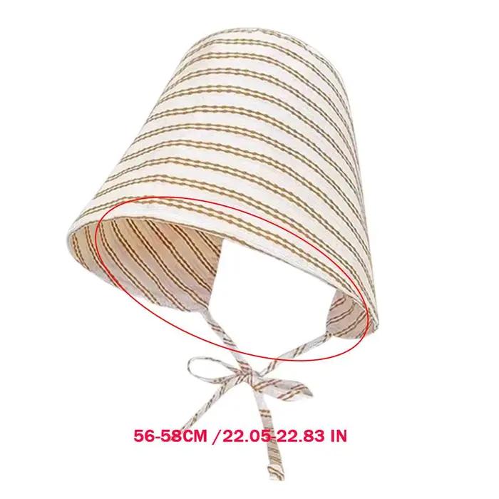 Chapeau de soleil à rayures UPF50+