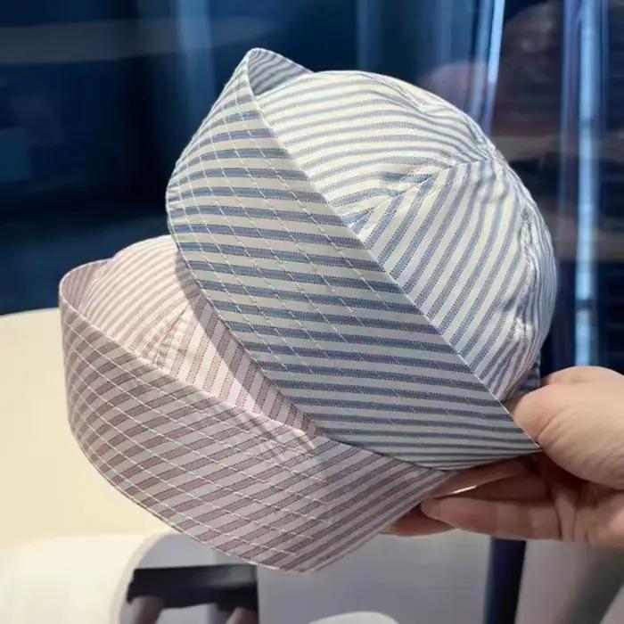 Chapeau de marin rayé Y2K Kawaii