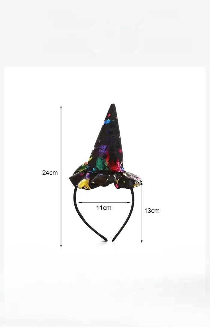 Festival d'Halloween drôle chapeau haut-de-forme bandeau fête vacances décorations DIY pour enfants