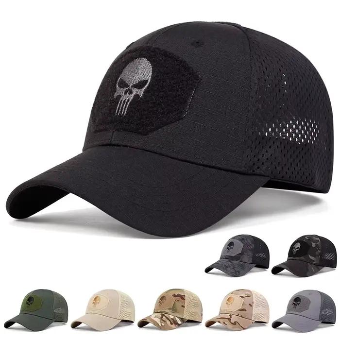 Casquette Tactique Airsoft Réglable Respirante avec Visière Pare-Soleil
