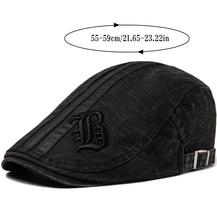 Casquettes béret en coton pour hommes