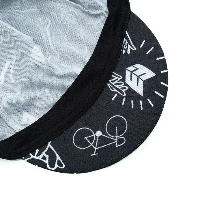 Casquette de cyclisme noire