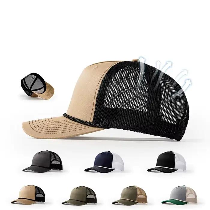 Casquette de camionneur Richardson 112 à 5 panneaux pour hommes