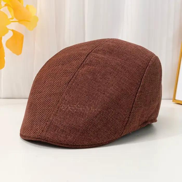 Béret d'été style britannique pour homme