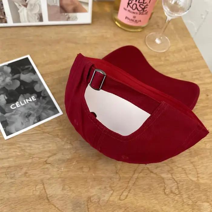 Chapeau de baseball avec lettres vintage pour femmes