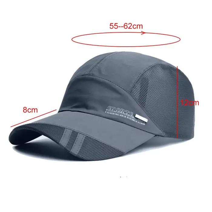 Casquette de baseball à séchage rapide pour hommes et femmes