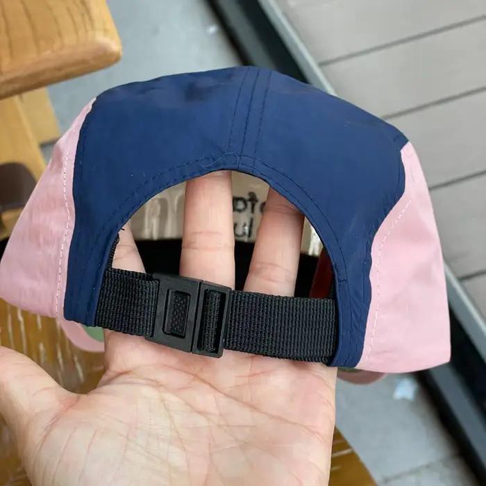 Casquette de baseball à cinq panneaux color-block pour hommes et femmes