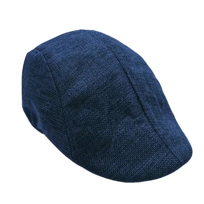 Casquette plate marron Vintage pour hommes
