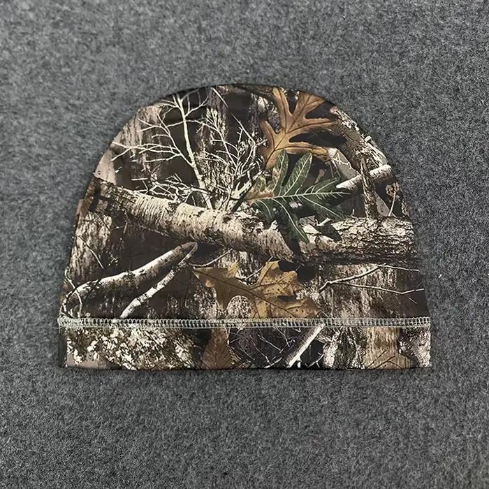 Chapeau pull Hip-Hop imprimé feuilles rétro