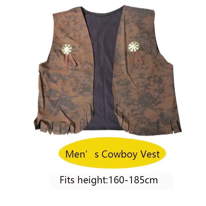 Ensemble de costume de cowboy 3 pièces avec chapeau