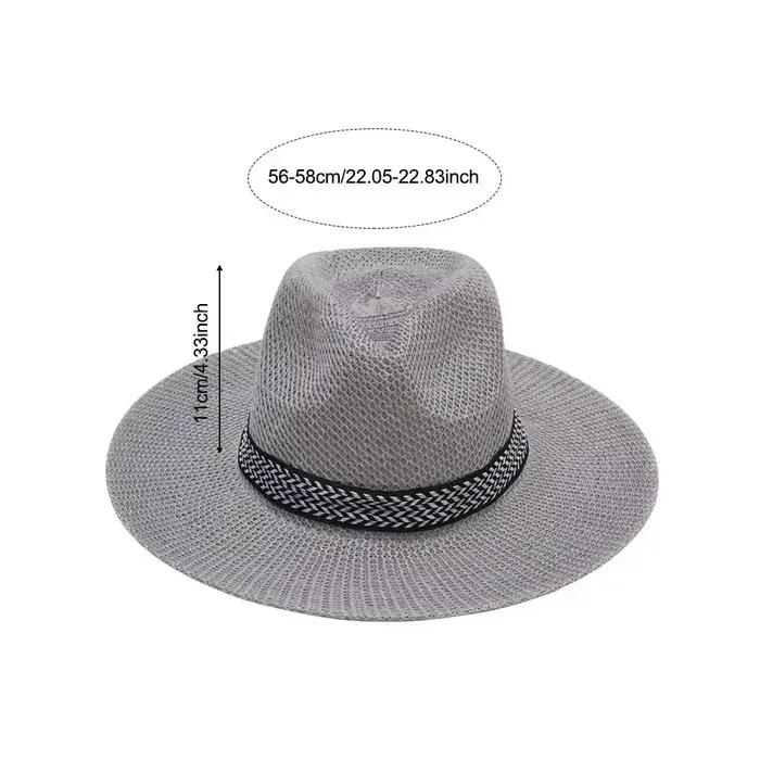 Chapeau de paille d'été pour homme