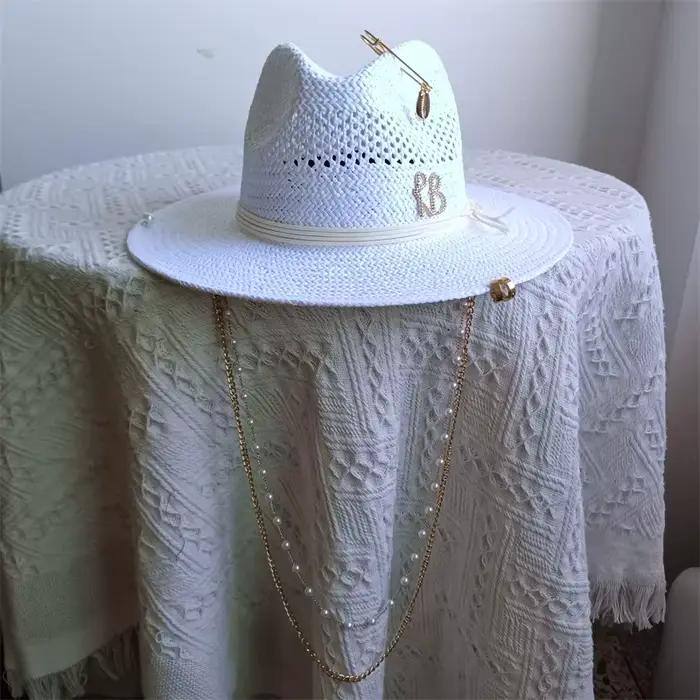 Chapeau Panama série creuse été femmes