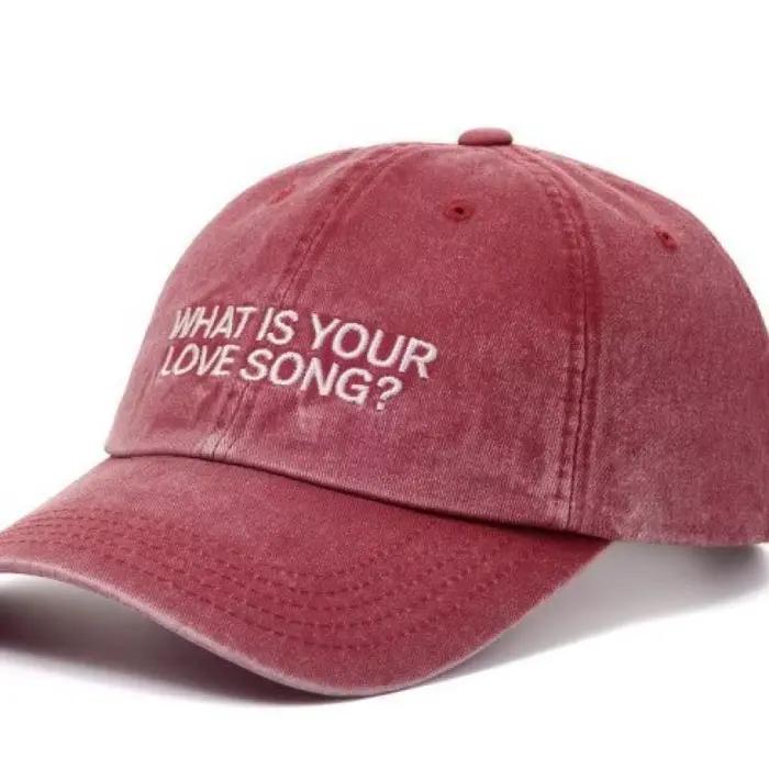 Casquette de baseball en coton délavé