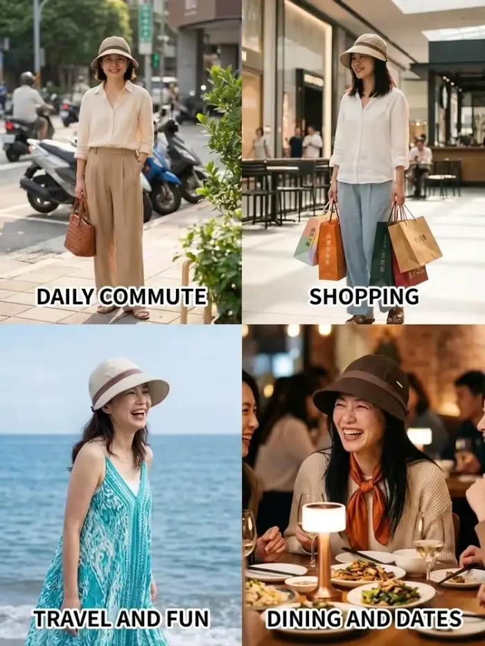 Chapeau de pêcheur pour femme