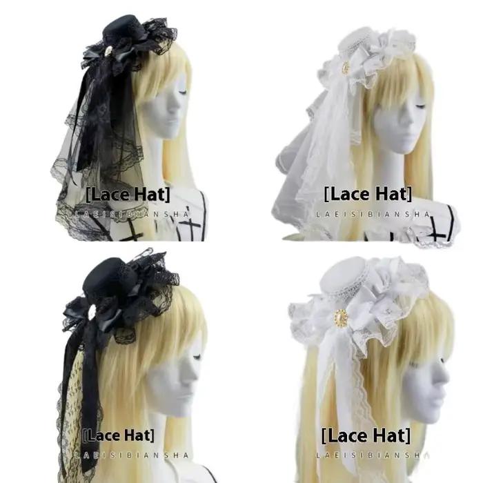 Mini chapeau gothique en forme de Rose