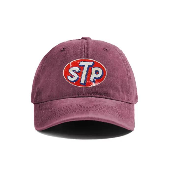 Casquettes de Baseball STP chapeaux en détresse casquette de papa hommes femmes rétro en plein air été STP Logo