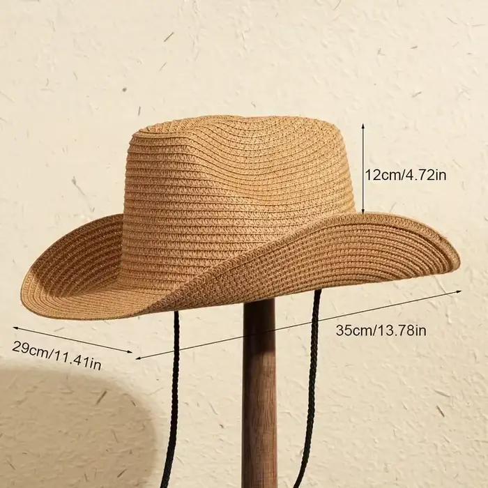 Grand Chapeau de Paille Panama Naturel Taille 56-60cm Nouvelle Collection