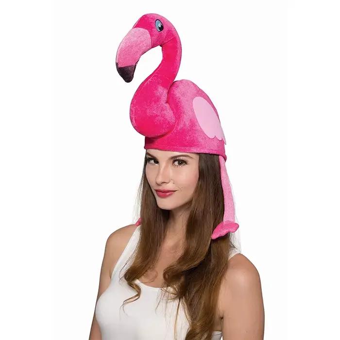 Chapeau de flamant rose unisexe pour adultes