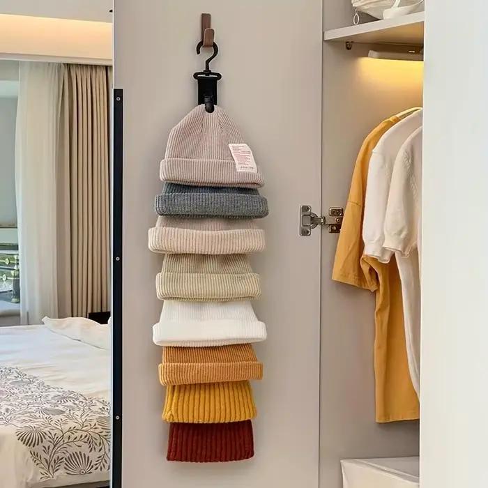 Organisateur de chapeaux avec 8 clips