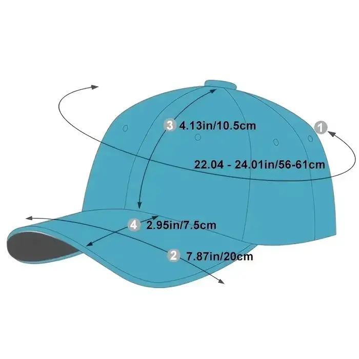 Casquette de baseball brodée 5 étoiles