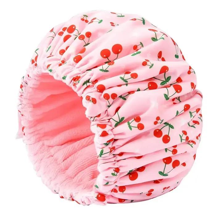 Bonnet de douche imperméable 3 en 1 pour femmes