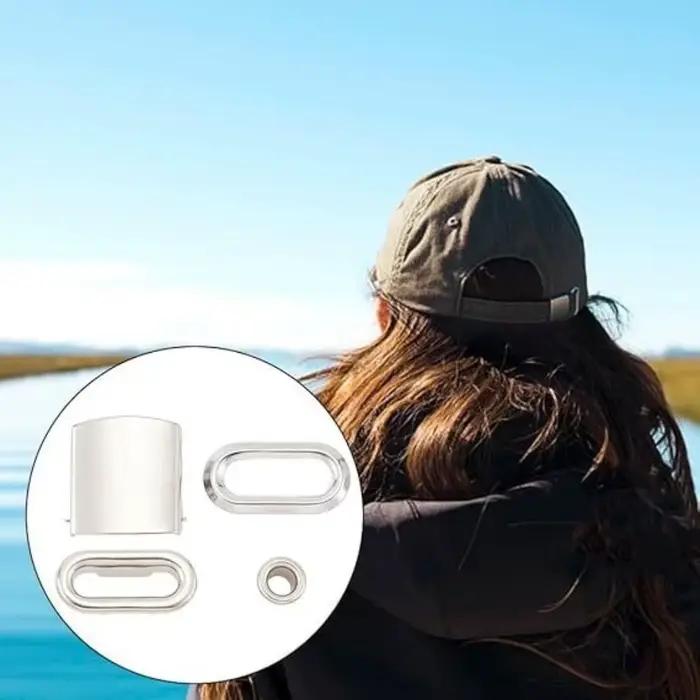 Boucle de casquette en acier inoxydable