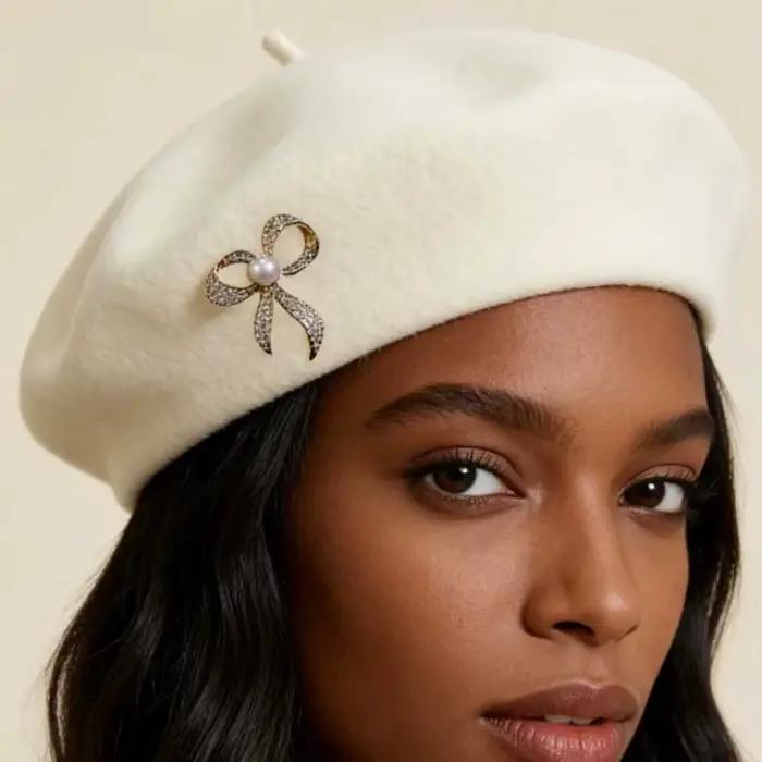 1 Béret pour femme, style coréen