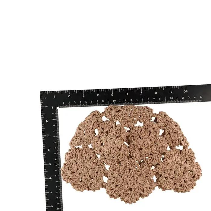 Chapeau bob en crochet style ethnique rétro