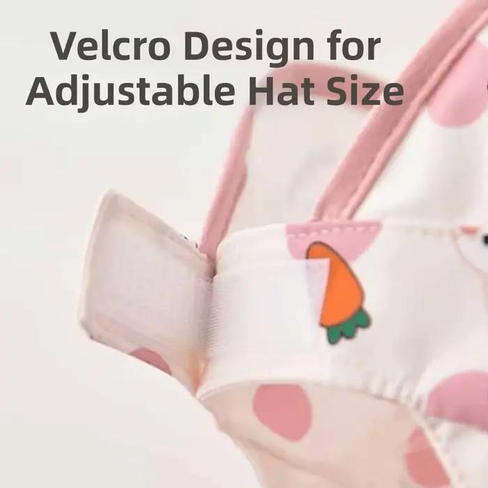 Chapeau de soleil pour enfants avec oreilles de lapin