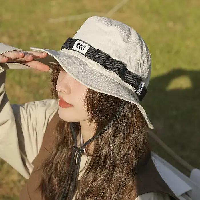 Japon pêcheur chapeau hommes femmes en plein air Camping chapeaux printemps été respirant seau