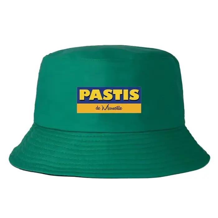 France Pastis Bob unisexe décontracté coton réversible seau chapeau adulte voyage soleil plage pêcheur casquette été printemps femme homme UVHats