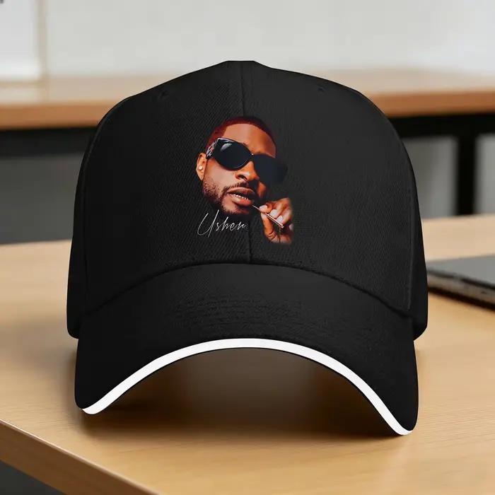 Casquette de baseball unisexe C-Chris Brown et Usher The Rb Tour visière protection solaire extérieure multicolore pour homme femme sorties estivales et activités outdoor