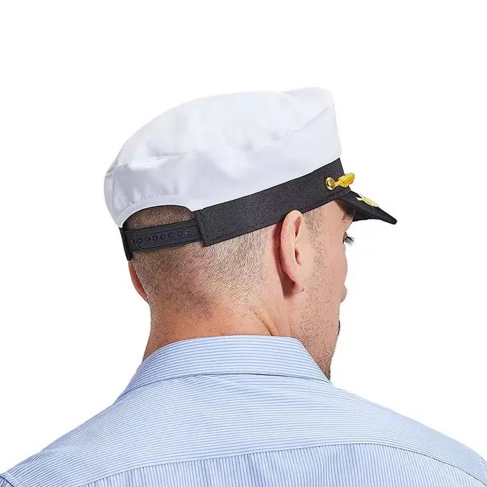 Chapeau de capitaine militaire pour adulte