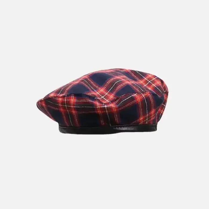 Luxueux femmes béret chapeau mode dames en plein air voyage Plaid peintre