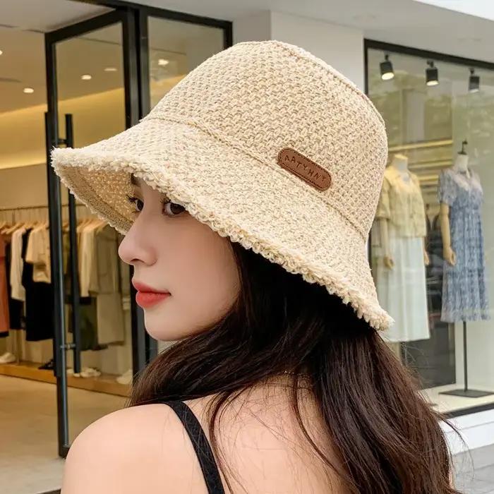 Chapeau de pêcheur à franges pour femmes