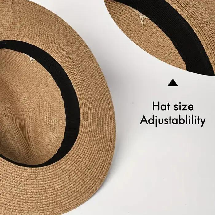 Chapeau Panama élégant à large bord - Protection UV