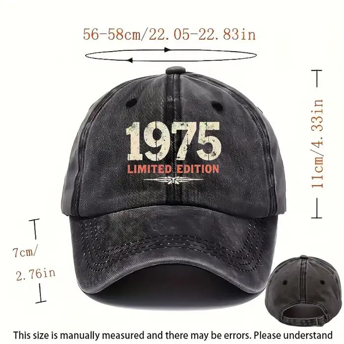 1 chapeau de style vintage 1975