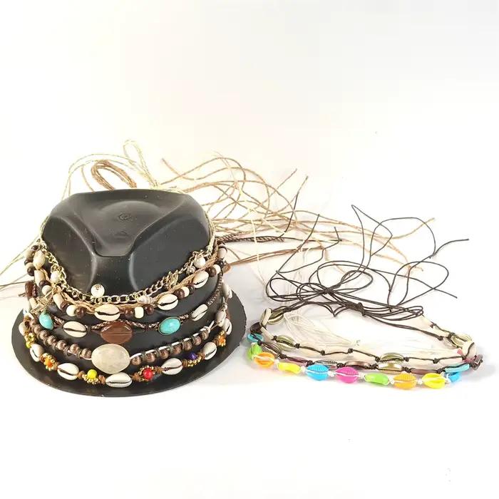 Accessoires de bande de chapeau faits à la main