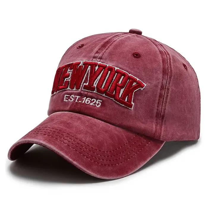 Nouvelle Casquette de Baseball 2026 NEW YORK 1625 Brodé Hip Hop Skateboard Chapeau Décoratif Unisexe pour l'Extérieur et les Trajets Quotidiens Protection Solaire