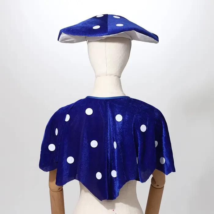 Chapeau champignon avec Cape châle