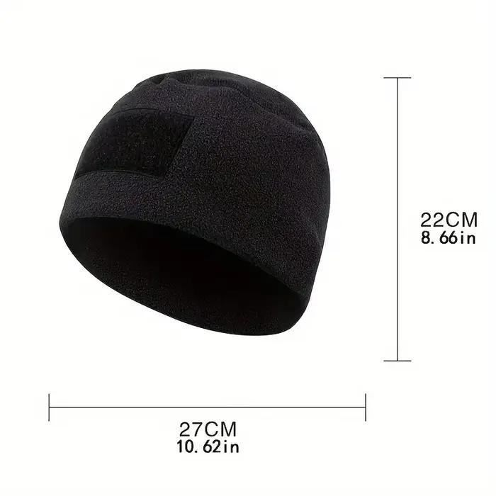 Bonnet tactique coupe-vent-chapeau en tricot épais et chaud pour les activités de plein air