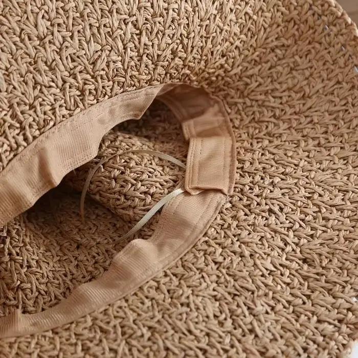 Chapeau de paille d'été pour femmes