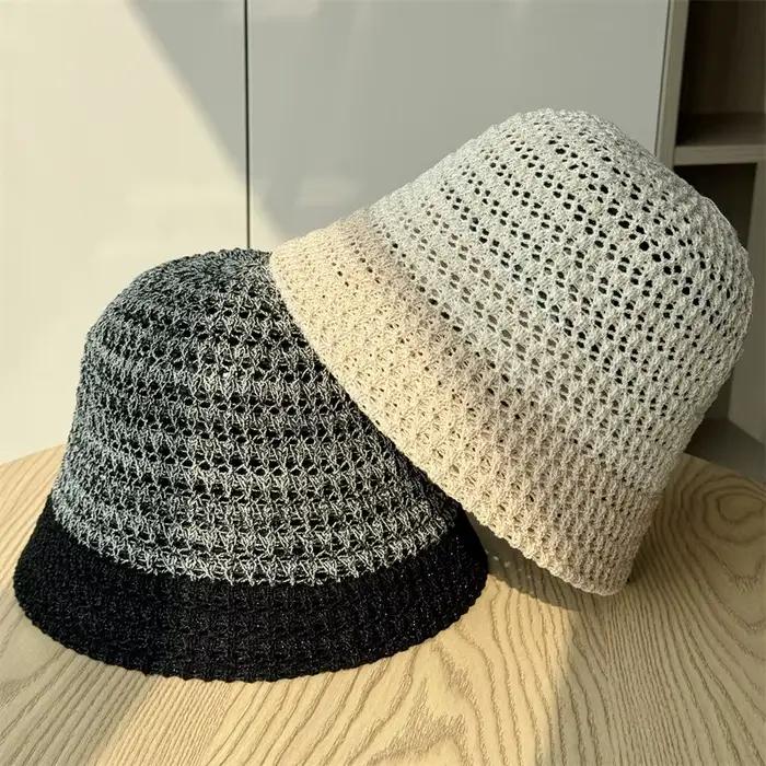 Chapeau seau ajouré japonais pour femmes