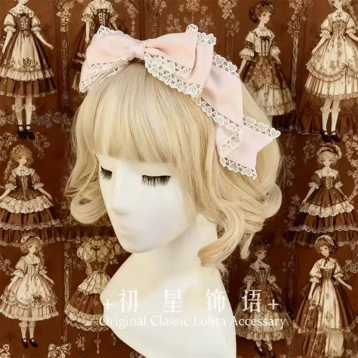Bandeau Lolita Japonais Élégant à Grand Nœud
