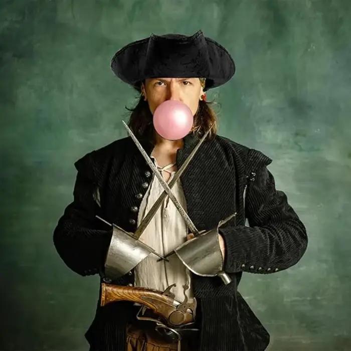 Chapeau de pirate noir