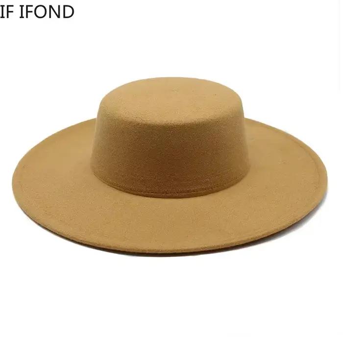 Chapeau français en feutre pour femme