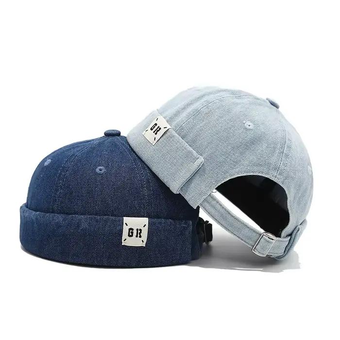 Casquette Docker en Denim sans visière